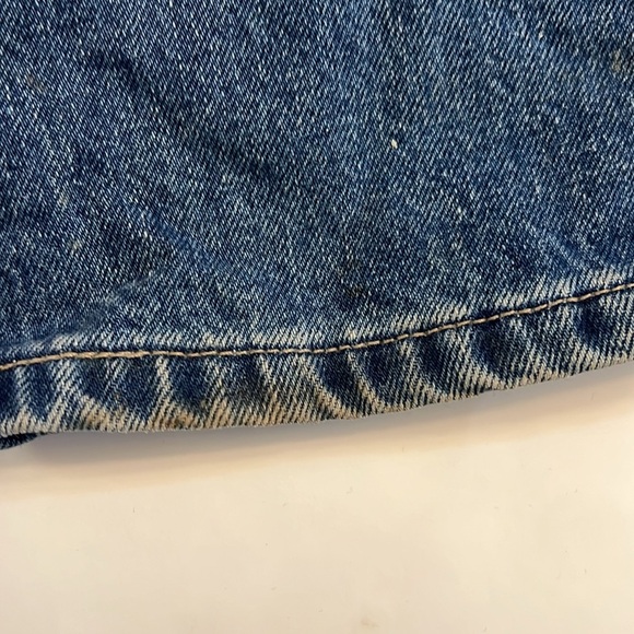 SILVERTAB LEVIS VINTAGE Y2K BLUE STRAIGHT LEG JEANS SIZE 25 - Picture 4 of 16